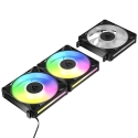 ARCTIC BioniX P14 A-RGB Tietokonekotelo Tuuletin 14 cm Musta 3 kpl