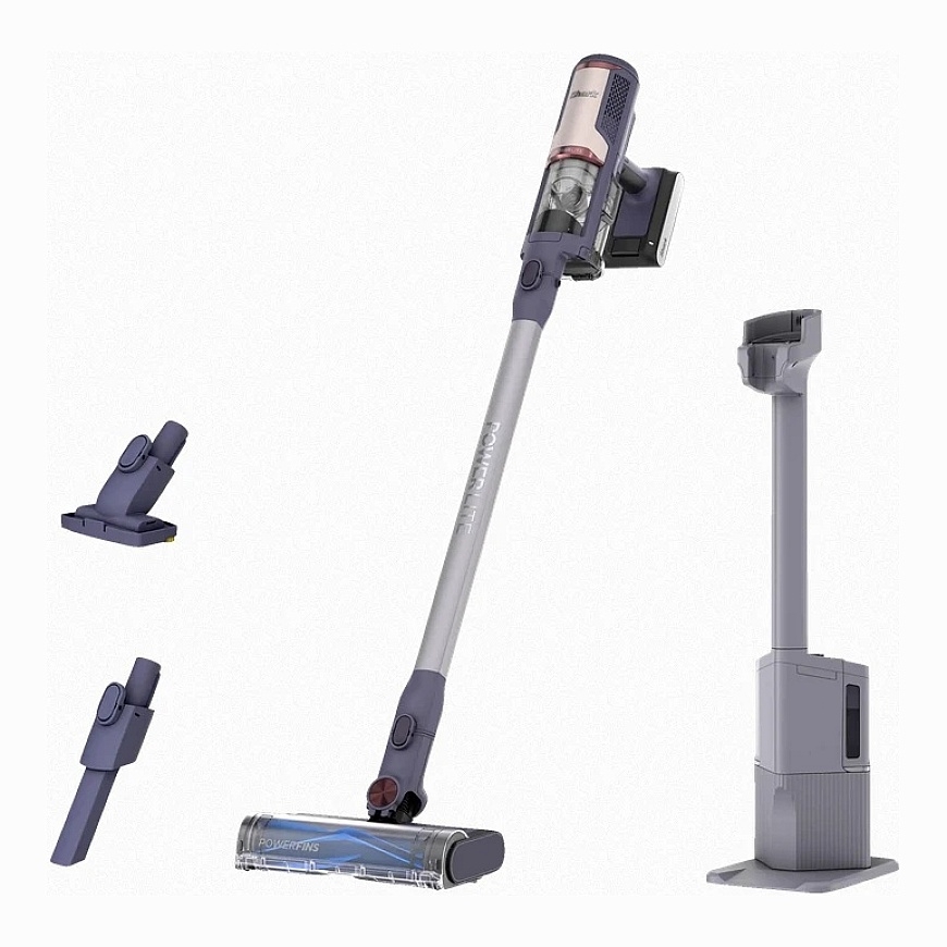 Putekļsūcējs SHARK PowerLite Clean & Empty Sauss putekļu tvertne Bez maisa 0,42 L Akumulators Pelēks Svars 5,87 kg BU3621EU T