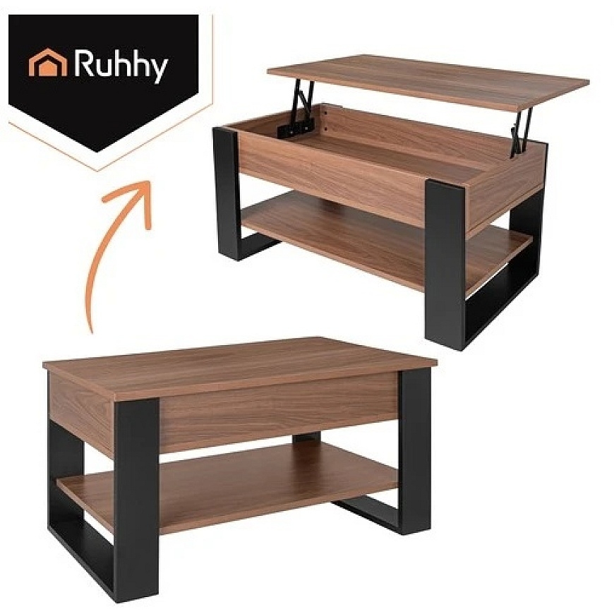 Kruzzel kafijas galdiņš 92x51x45cm Ruhhy – 4