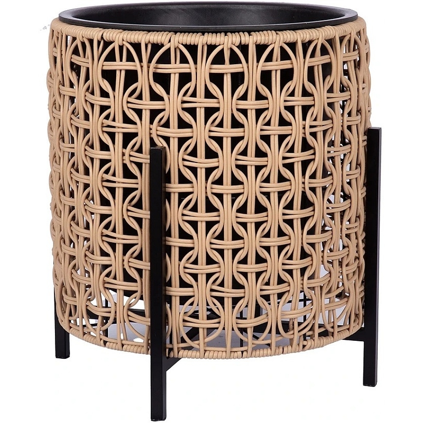 Home4You WICKER istutuskastiga 39x39xH42cm, heledat pruun – 2