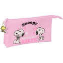 Safta Snoopy trīskāršā zīmuļu kaste Safta Snoopy trīskāršā zīmuļu kaste