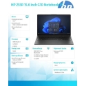 HP 255R G10 15.6 FHD 7735U 16GB 512SSD EN W11 Sudrabs D4TJ0ET HP 255R G10 15.6 FHD 7735U 16GB 512SSD EN W11 Sudrabs D4TJ0ET