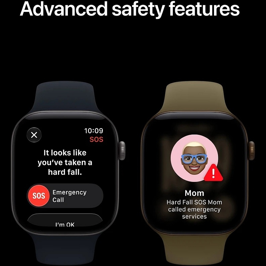Apple Watch Series 12 42mm Juodas/Juodas dirželis S/M – 3