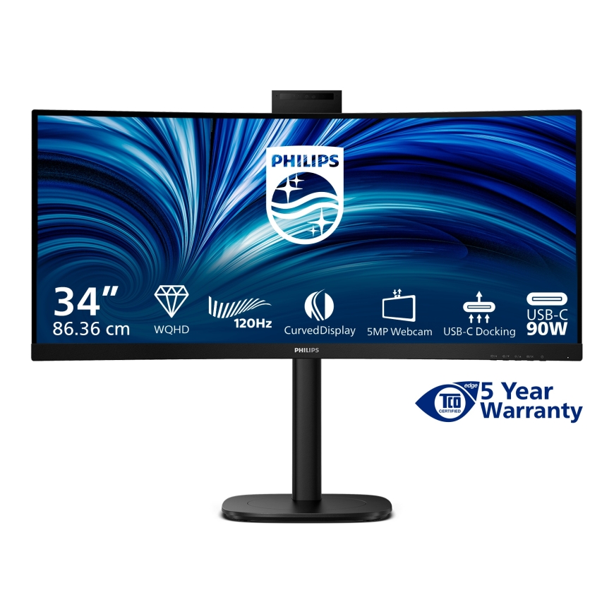Philips 3000 series 34B2U3600CH/00 tietokoneen litteä näyttö 86,4 cm (34") 3440 x 1440 pikseliä Wide – 3