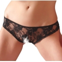 Cottelli Crotchless Briefs Black L