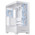 ASUS A31 Plus TG ARGB WHITE „Midi Tower“ Balta ASUS A31 Plus TG ARGB WHITE „Midi Tower“ Balta