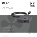 CLUB3D CSV-2511 видео разветвитель USB Type-C 2x DisplayPort