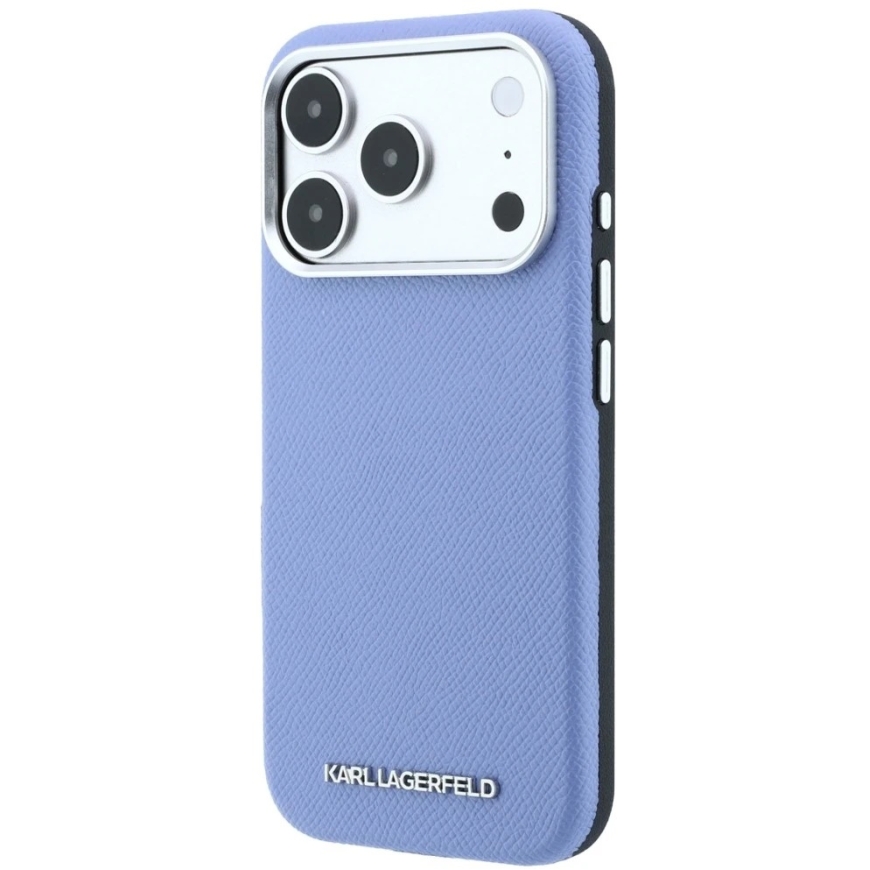 Karl Lagerfeld Raketointinahk Pitkällä Logolla MagSafe-kuori iPhone 17 Pro / 18 Pro:lle - Sininen – 3