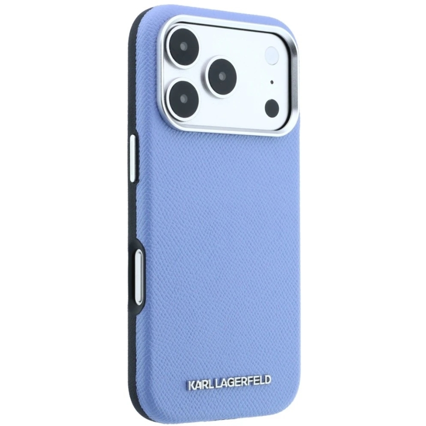 Karl Lagerfeld Raketointinahk Pitkällä Logolla MagSafe-kuori iPhone 17 Pro / 18 Pro:lle - Sininen – 5