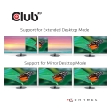 CLUB3D USB Type C 3.2 Gen1 Triple Display Dynamic PD Charging Dock 100W PD Power charger