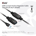 CLUB3D CAC-1406 USB kabelis USB 3.2 Gen 1 (3.1 Gen 1) 15 m USB A 5 Gbit/s Melns CLUB3D CAC-1406 USB kabelis USB 3.2 Gen 1 (3.1 Gen 1) 15 m USB A 5 Gbit/s Melns