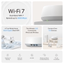 TP-Link DECO BE25(2-PACK) Mesh Wi-Fi система Двухдиапазонный (2,4Ггц/5Ггц) Wi-Fi 7 (802.11be) Белый TP-Link DECO BE25(2-PACK) Mesh Wi-Fi система Двухдиапазонный (2,4Ггц/5Ггц) Wi-Fi 7 (802.11be) Белый