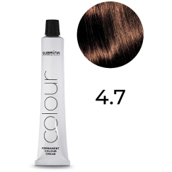 Subrina Professional, Essential Colour, Permanent Hair Dye, 4/7 Medium Chestnut Brown, 100 ml for Women