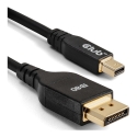 CLUB3D CAC-1116 „DisplayPort“ kabelis 1 m Mini DisplayPort Juoda