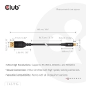 CLUB3D CAC-1116 DisplayPort кабель 1 m Mini DisplayPort Черный