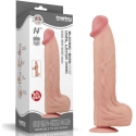 LOVETOY 14 inch king size sliding dual layer dong