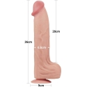 LOVETOY 14 inch king size sliding dual layer dong