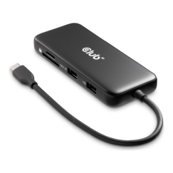 CLUB3D 8-1 Portable Dock USB Type-C® 10Gbps to HDMI™ and DisplayPort™ 8K30Hz PD Max.100Watt