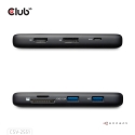 CLUB3D 8-1 Portable Dock USB Type-C® 10Gbps to HDMI™ and DisplayPort™ 8K30Hz PD Max.100Watt CLUB3D 8-1 Portable Dock USB Type-C® 10Gbps to HDMI™ and DisplayPort™ 8K30Hz PD Max.100Watt