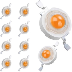 Oem Võimas LED 1W - 30-40lm - Täisspekter - 400-840nm - Taimede ja lillede kasvatamiseks - 10tk