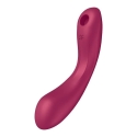 Satisfyer Curvy Trinity 1 klitorio stimuliatorius su raudona vibracija Satisfyer Curvy Trinity 1 klitorio stimuliatorius su raudona vibracija