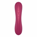 Satisfyer Curvy Trinity 1 klitora stimulators ar sarkano vibrāciju Satisfyer Curvy Trinity 1 klitora stimulators ar sarkano vibrāciju