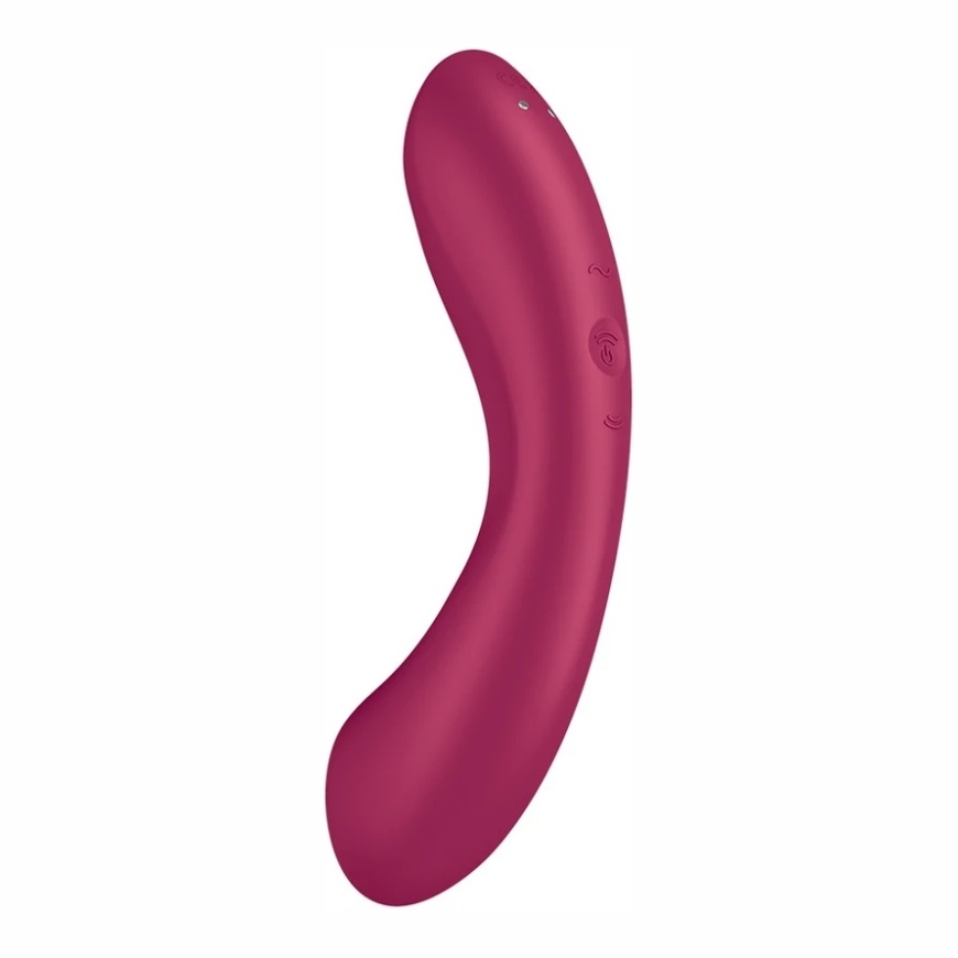 Satisfyer Curvy Trinity 1 clitoral stimulator with red vibration – 4