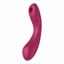 Satisfyer Curvy Trinity 1 klitorio stimuliatorius su raudona vibracija Satisfyer Curvy Trinity 1 klitorio stimuliatorius su raudona vibracija