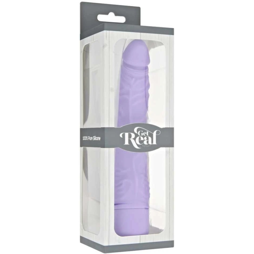 Get Real TOYJOY Vibratorius kaip penis su natūraliomis venomis, 7 režimas, 21 cm – 2