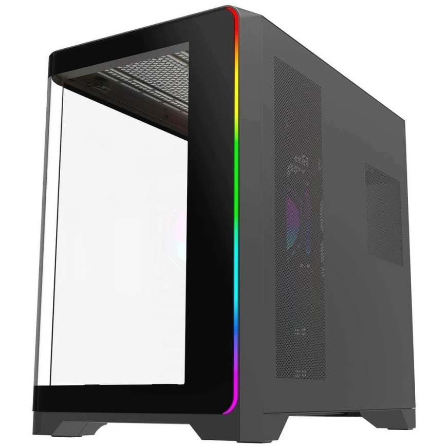 "Rampage LYRON" gaming PC case, "Mid Tower", 7 fans, ARGB, PWM, black – 5