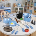 Lean Toys Keittiövälineet Setti sininen 32 kpl. Lean Toys Keittiövälineet Setti sininen 32 kpl.
