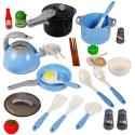 Lean Toys Kööginõude komplekt sinine 32 tk. Lean Toys Kööginõude komplekt sinine 32 tk.