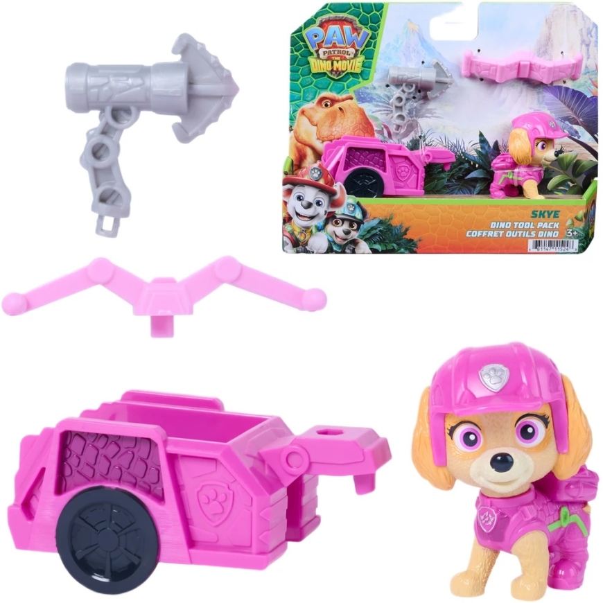 Spin Master Paw Patrol ja dinosaurus Figuur Skye koos päästeveoauto ja lisadega