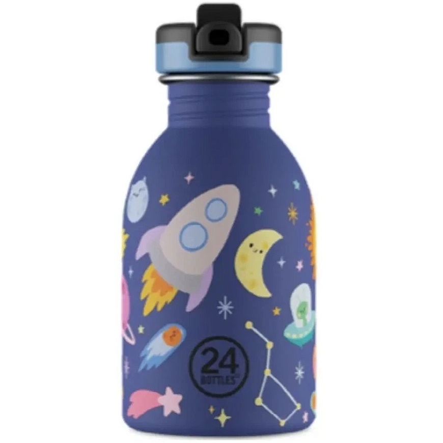 24Bottles Veepudel - Urban pudel - Kosmose sõbrad - Sinine - 250 ml – 2