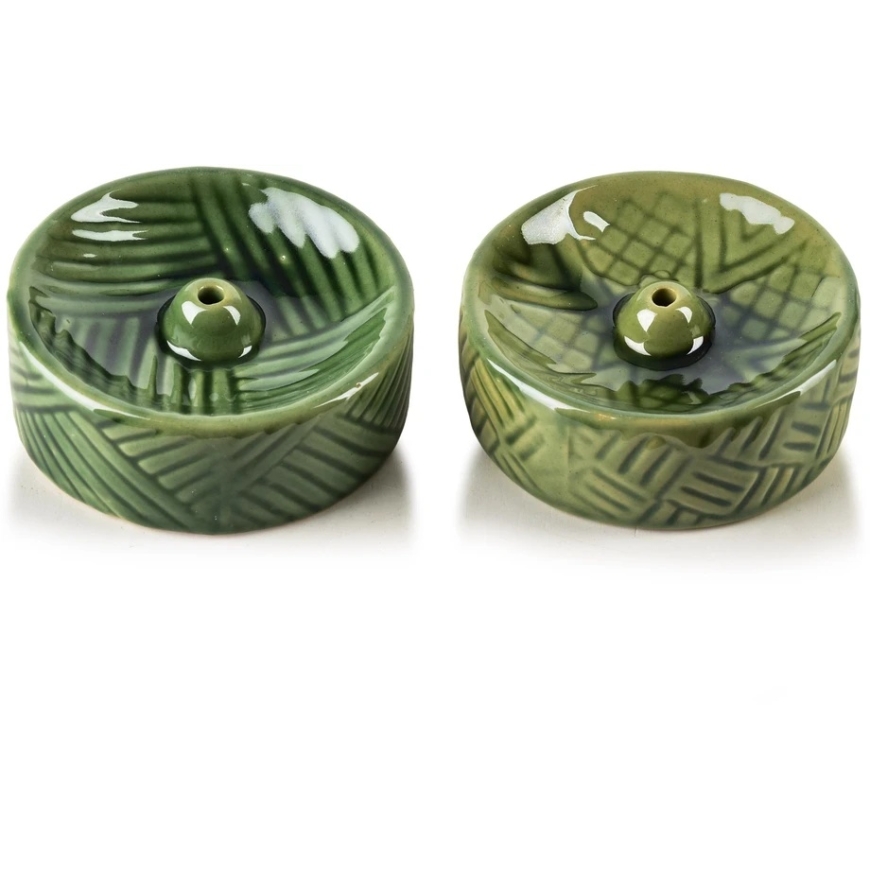 Mondex Since 1986 2-piece toothpick set, 7x7x3cm, green color