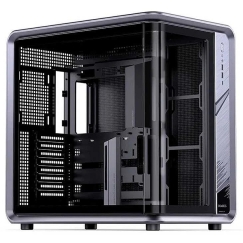 „Jonsplus BO400CG“ kompiuterio korpusas, vidutinio dydžio bokštas, ATX, grūdintas stiklas – „Gunmetal Pilkas“