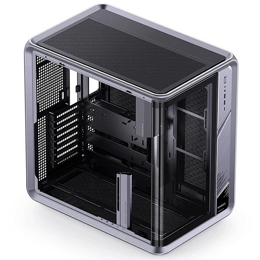 "Jonsplus BO400CG" корпус компьютера, средний компьютерный корпус, ATX, закаленное стекло – "Графитовый Серый" – 5
