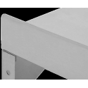 Toya Sa Poland Stainless Steel Wall Shelf, with Edge, One 180 cm Toya Sa Poland Stainless Steel Wall Shelf, with Edge, One 180 cm