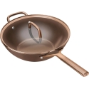 ZWILLING MILANO Wok su dangteliu 30 cm ruda ZWILLING MILANO Wok su dangteliu 30 cm ruda