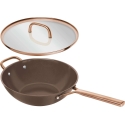 ZWILLING MILANO Wok koos kaanega 30 cm pruun