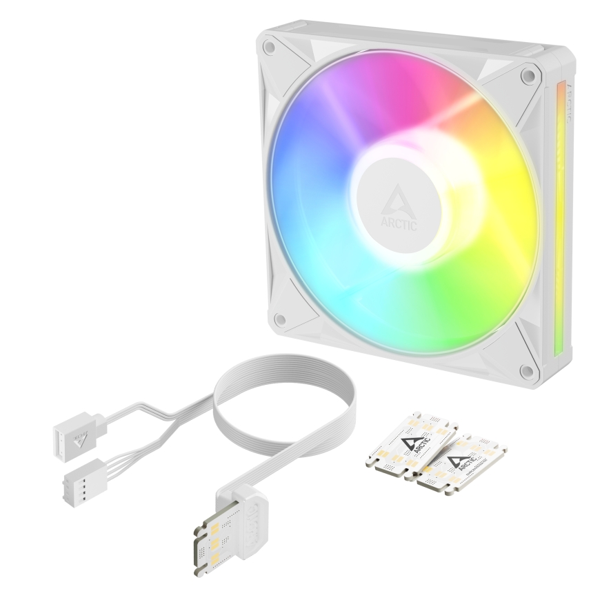 ARCTIC BioniX P14 A-RGB Arvuti korpus Ventilaator 14 cm Valge 1 tk