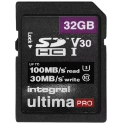Memory Card - Integral UltimaPro 32 GB SDHC 100/30 MB/s