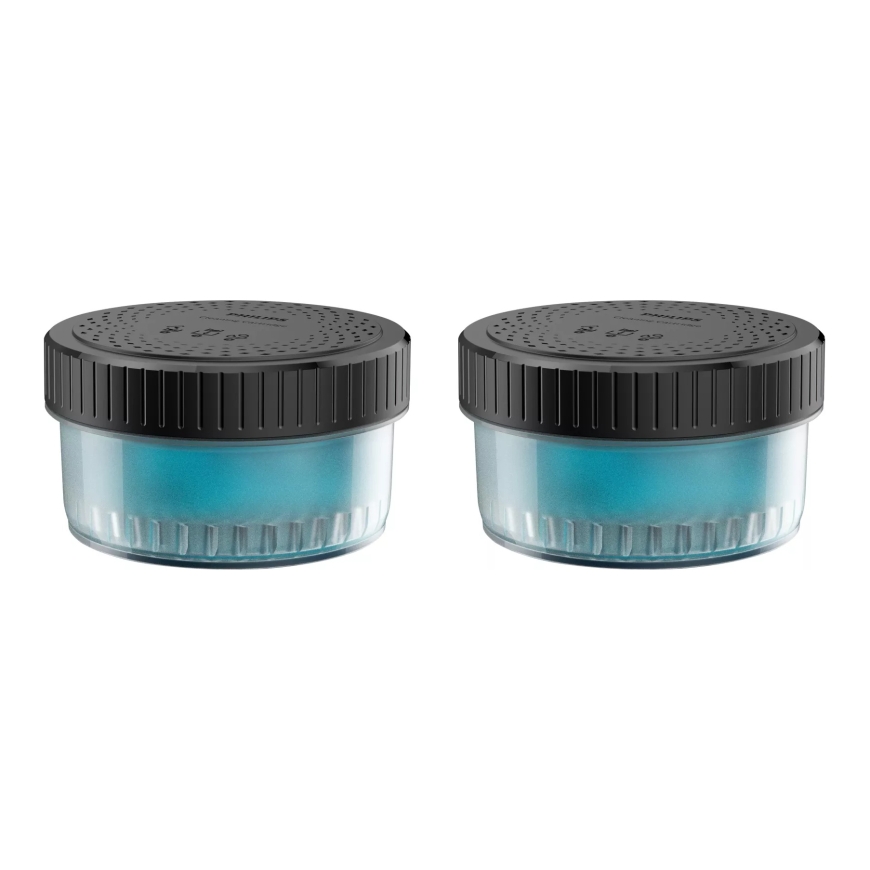 Philips Quick Clean Pod Cartridge CC12/50 2-pack cleaning cartridges for electric shaver heads