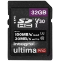 Карта памяти - Integral UltimaPro 32 GB SDHC 100/30 MB/c