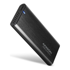 Axagon EEM2-SB2 tallennusaseman kotelo SSD-kotelo Musta M.2