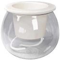 Oliz Self-Watering Pot - 10.2 cm - White - Automatic Plant Watering Oliz Self-Watering Pot - 10.2 cm - White - Automatic Plant Watering