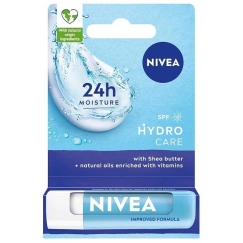 Nivea Hydro Care huulepalsam, 4,8 g