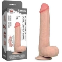 LoveToy 9 colių slankiojančios odos dvigubo sluoksnio dildo LoveToy 9 colių slankiojančios odos dvigubo sluoksnio dildo