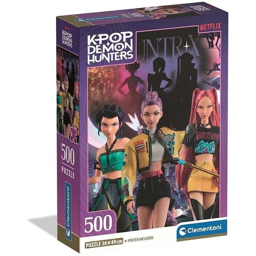 Clementoni Pužle 500 gab. - K-Pop Demon Hunter