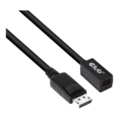CLUB3D CAC-1120 DisplayPort-kaapeli 1 m Mini DisplayPort Musta